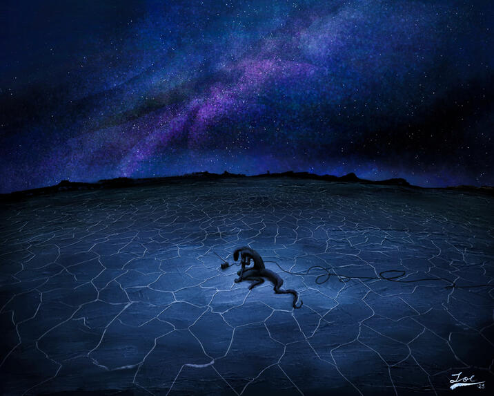 Night at the Salt Flats